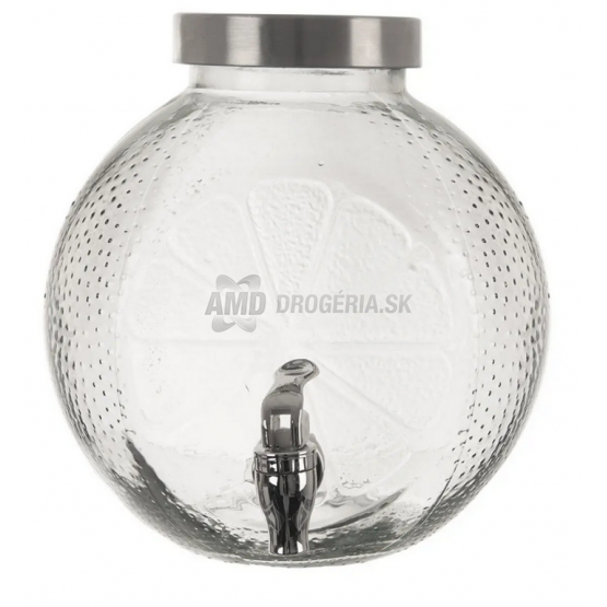 FĽAŠA SKLO/KOV+KOHÚTIK CITRUS 5,4L