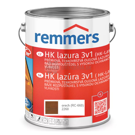 REMMERS HK LAZÚRA 3V1 ORECH 2,5L 