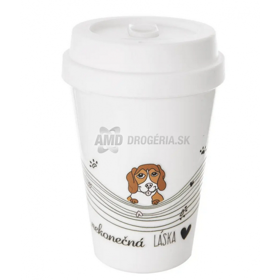 HRNČEK TERMO POHÁR 0,35L UH NEKONEČNÁ LÁSKA PES