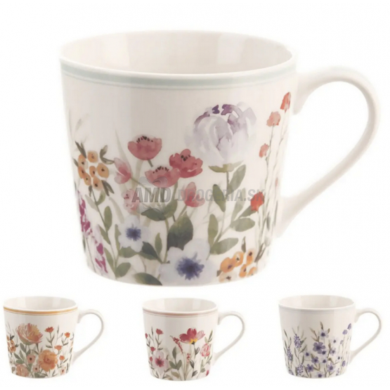 HRNČEK PORCELÝNOVÝ KVET 0,44L MIX