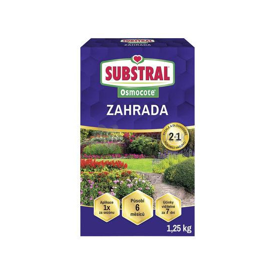 SUBSTRAL HNOJIVO ZÁHRADA 1,25 KG – 6 MESIACOV