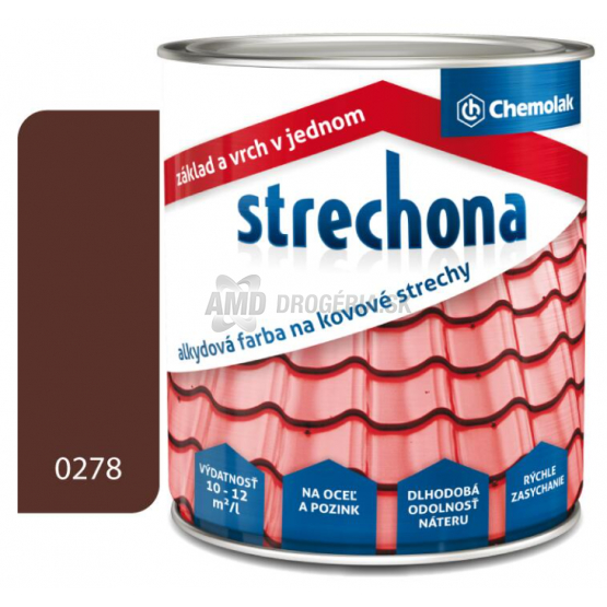 STRECHONA FARBA NA STRECHY HNEDÁ 10KG 