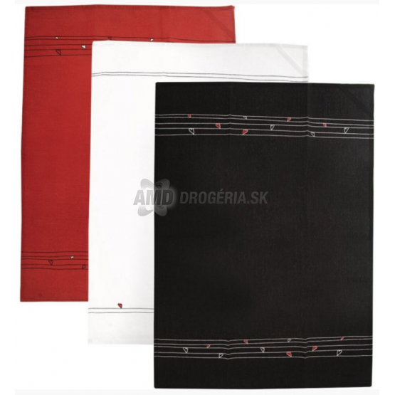 UTIERKA BAVLNA 3KS KUCHYNSKÁ SRDIEČKA