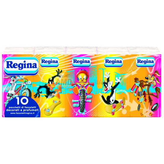 REGINA HYGIENICKÉ VRECKOVKY LOONEY TUNES 10 KS
