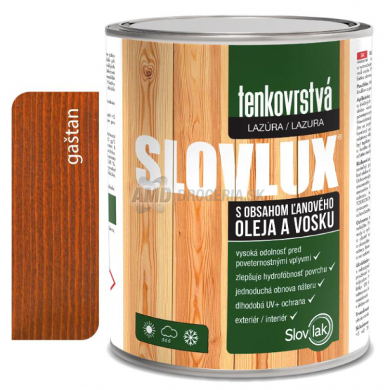 SLOVLUX B TENKOVRSTVÁ LAZÚRA GAŠTAN 10L 