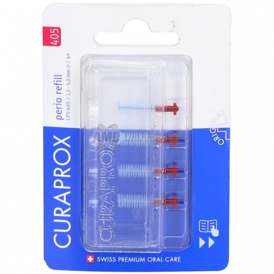 Curaprox CPS 405 Perio Refill medzizubné kefky, 4 ks
