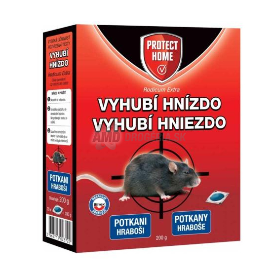 PROTECT HOME NÁSTRAHA NA POTKANY A HRABOŠE 200 G