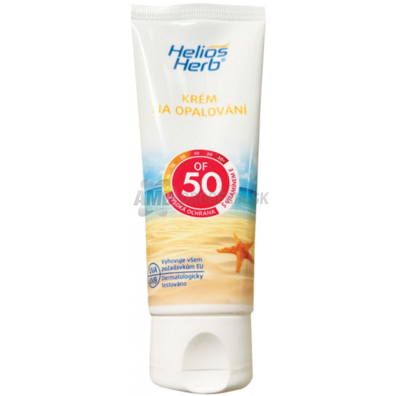 HELIOS HERB KRÉM NA OPAĽOVANIE OF50 75 ML