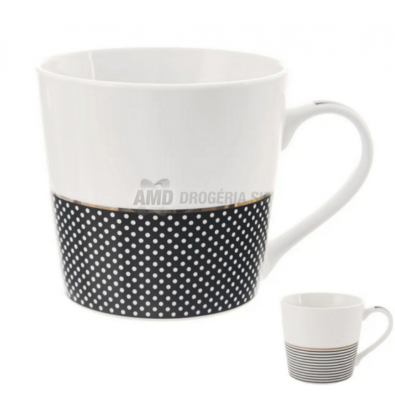 HRNČEK PORECELÁN ZLATÁ LINKA 0,43L MIX