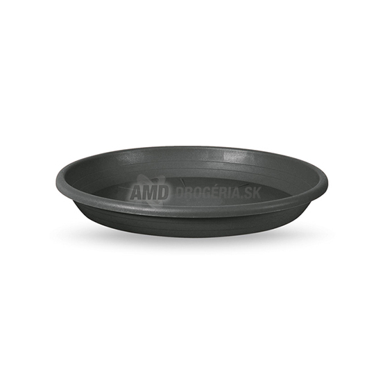 Podložka pod kvetináč Cilindro, priemer 28 cm, antracit