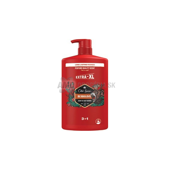 OLD SPICE SPRCHOVÝ GÉL A ŠAMPÓN BEARGLOVE PUMPA 1L