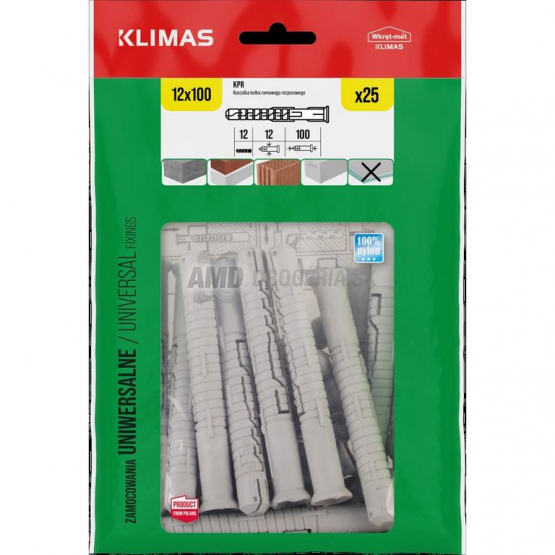 Klimas Hmoždinka rámová KPR 12 x 100 mm, 1 ks