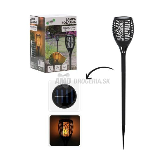 SOLÁRNA LAMPA FAKĽA 79 CM