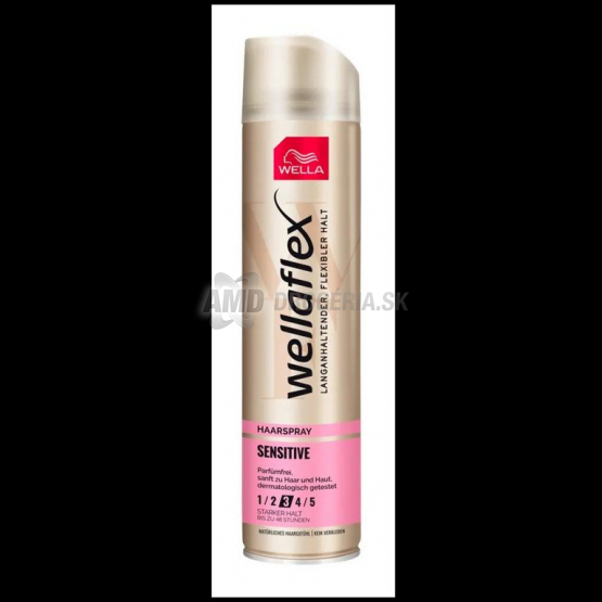 Wellaflex Lak na vlasy Sensitive bez parfumu, sila 3, 250 ml