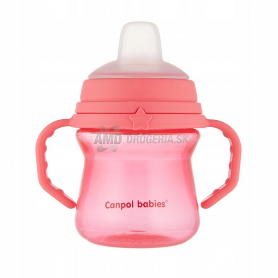 Canpol babies First Cup Hrnček so silikónovým náustkom, 150 ml