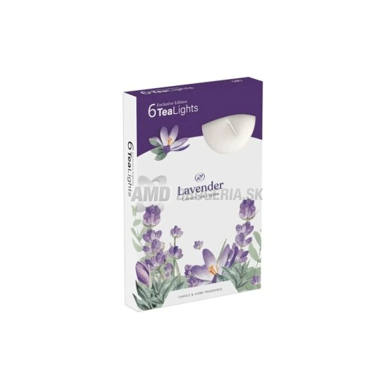 CAJOVE SVIECKY 6KS LEVANDER