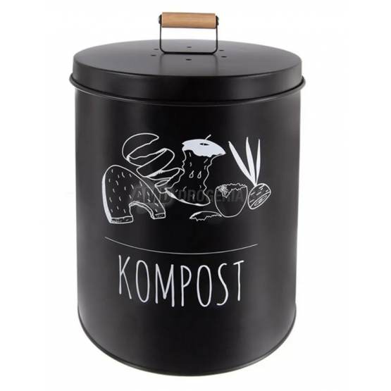 KOMPOSTER PLECH DOMÁCI 8L BLACK