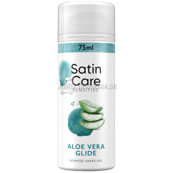 GILLETTE SATIN CARE GÉL ALOE VERA SENSITIVE 75L