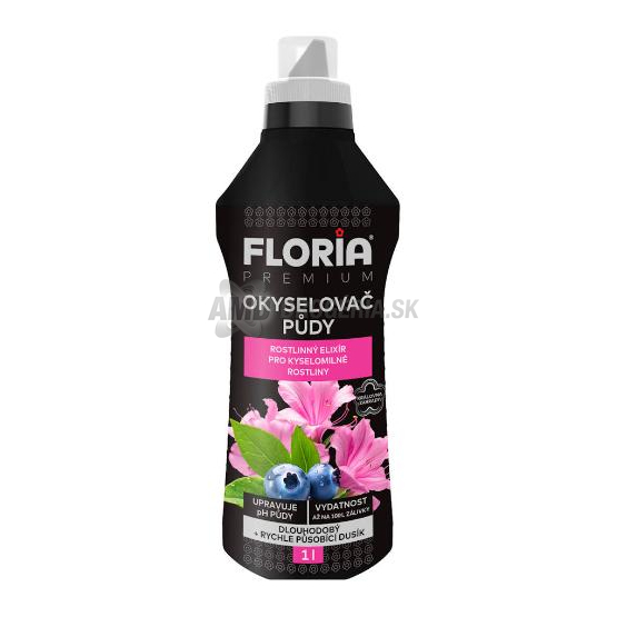 FLORIA PREMIUM OKYSĽOVAČ PÔDY NA AZALKY A RODODENDRONY 1 L