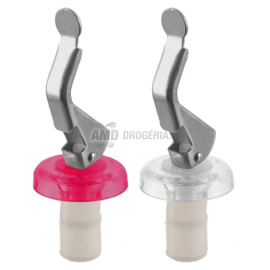 ZÁTKA NEREZ/UH NA FĽAŠU 2KS MIX