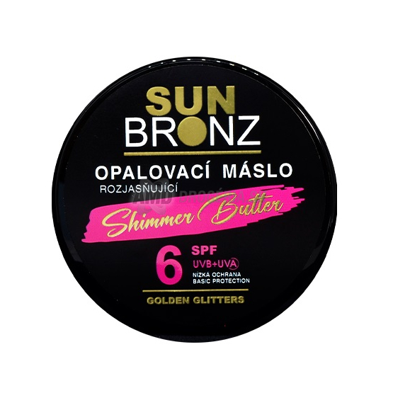SUN BRONZ OPAĽOVACIE MASLO ROZJASŇUJUÚCE S GLITRAMI SPF6 100ML