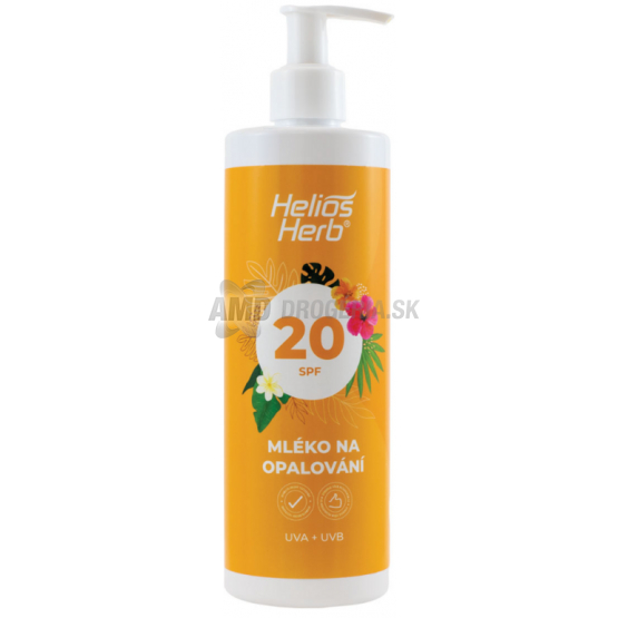 HELIOS HERB MLIEKO NA OPAĽOVANIE OF20 400ML