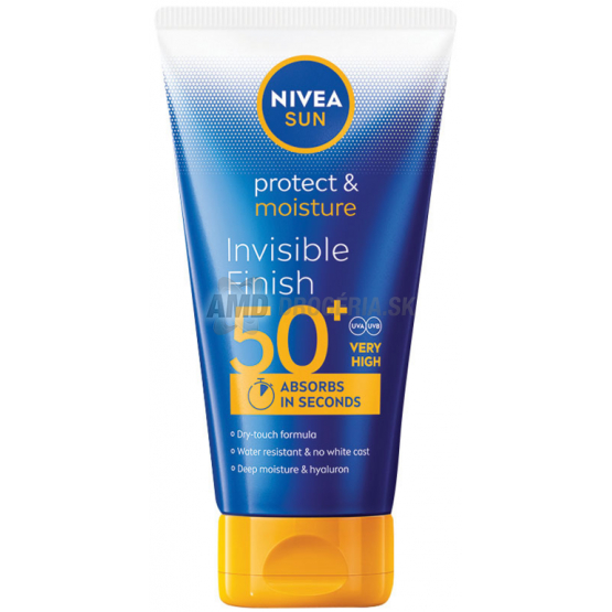NIVEA SUN PROTECT & MOUISTURE MLIEKO OF50+ INVISIBLE 150ML