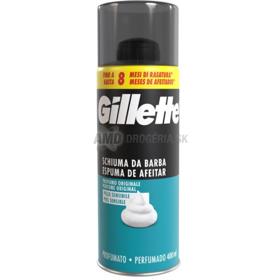 Gillette Pena na holenie Sensitive, 400 ml