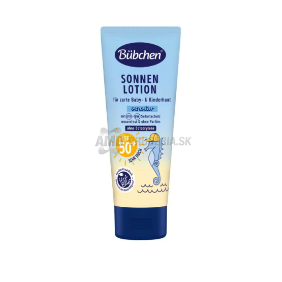 BUBHEN OPAĽOVACIE MLIEKO  SPF 50+ SENSITIVE 100 ML