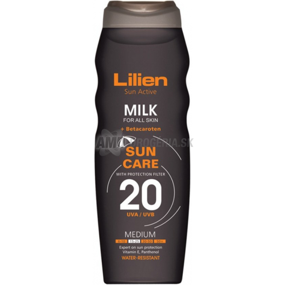 LILIEN SUN CARE MLIEKO S BETAKAROTENOM OF 20 200ML