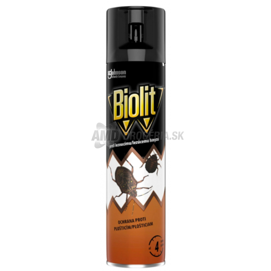 BIOLIT LEZÚCI HMYZ A PLOŠTICE 400 ML
