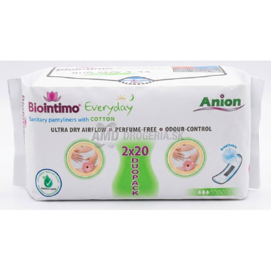 BIOINTIMO VLOŽKY 40 KS ANION PANTYLINERS