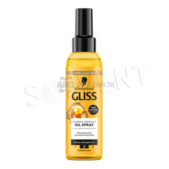Gliss Thermo-Protect Oil Spray ochrana pri fénovaní, 150 ml