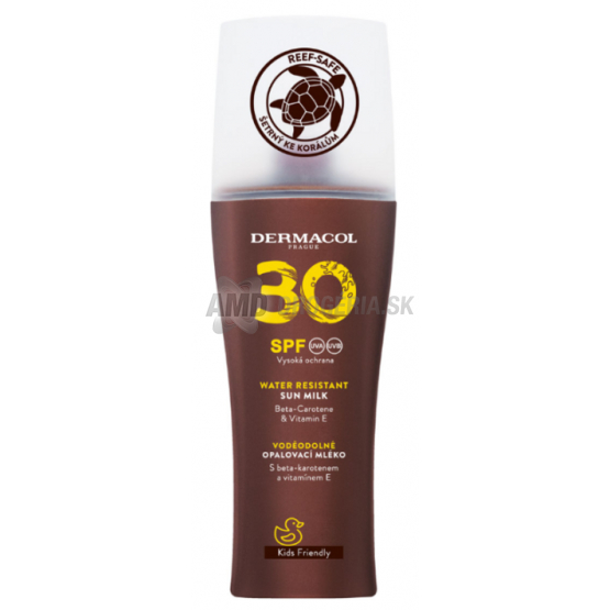 DERMACOL SUN OPAĽOVACIE MLIEKO S ROZPRAŠOVAČOM SPF30 200ML