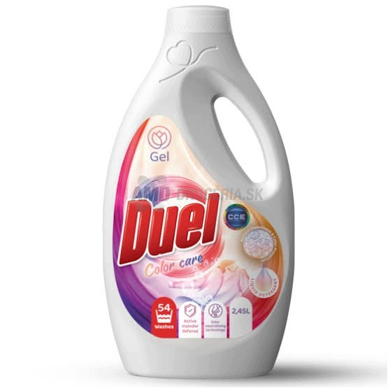 Duel Gel Color Care prací gél na farebnú bielizeň, 54 praní, 2,45 l