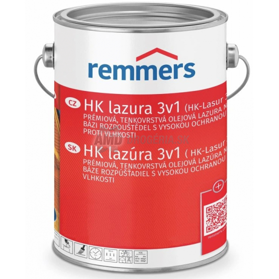 REMMERS HK LASURA 5L BEZFAREBNA