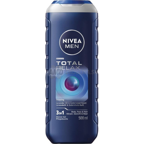NIVEA  FOR MEN SPRCHOVÝ GÉL TOTAL RELAX 500 ML
