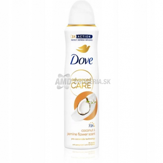 Dove Advanced Care antiperspirant sprej Coconut & Jasmine, 150 ml