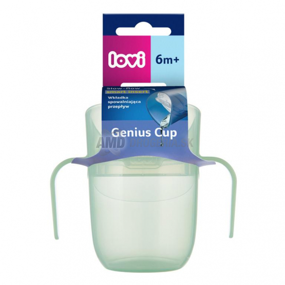 CANPOL LOVI HRNČEK TRÉNINGOVÝ GENIUS 150ML PISTACHIO