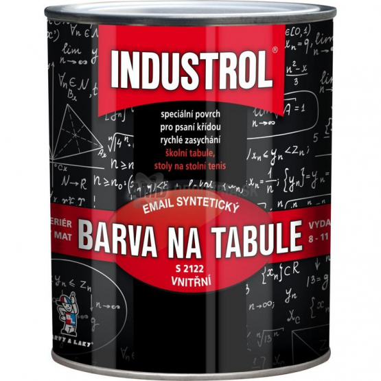Industrol farba na tabule čierna, 0,6 l