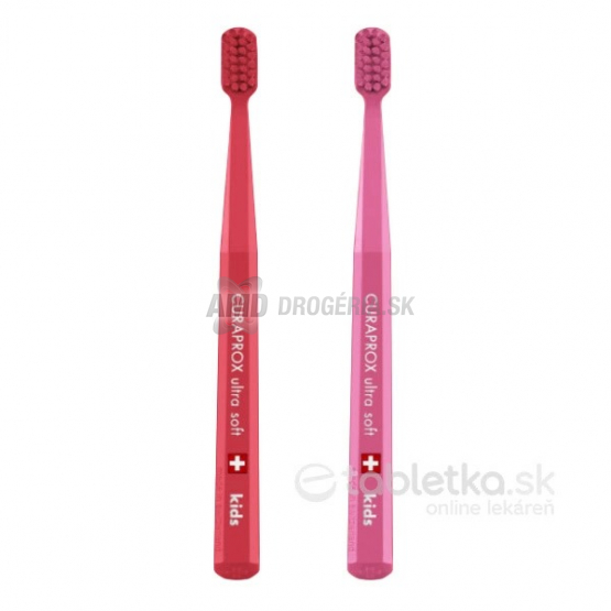 Curaprox Kids Ultra Soft detská zubná kefka, 2 ks