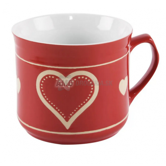 HRNČEK KERAMICKÝ VERAK VELKE SRDCE 0,5L