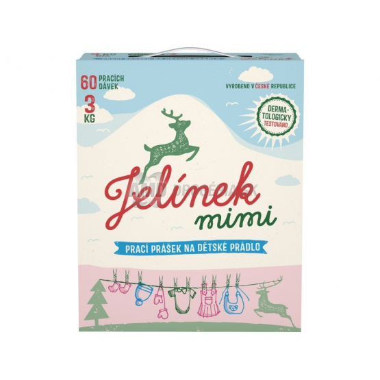 Jelínek Mimi prací prášok na detskú bielizeň, 3 kg (60 praní)
