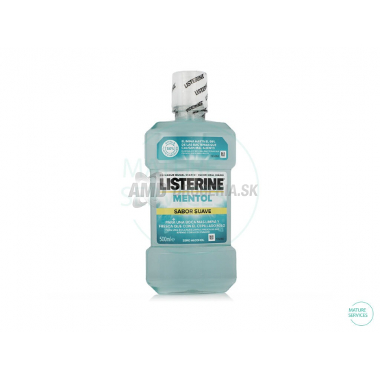 Listerine Mentol ústna voda, 500 ml