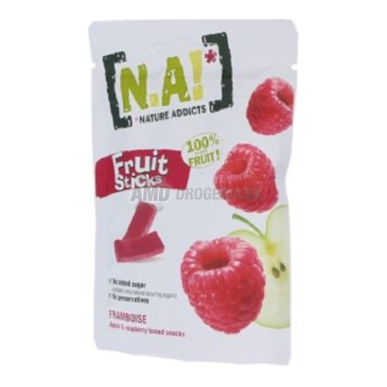 N.A! Nature Addicts Ovocné tyčinky jablko-malina, 35 g