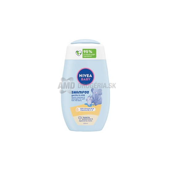 NIVEA BABY GENTLE A MILD SAMPON 200ML JEMNY