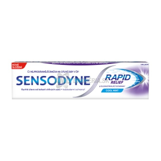 Sensodyne Rapid Relief Cool Mint zubná pasta, 75 ml