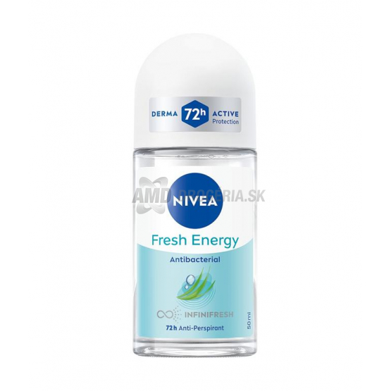 Nivea Fresh Energy 72h guľôčkový antiperspirant, 50 ml