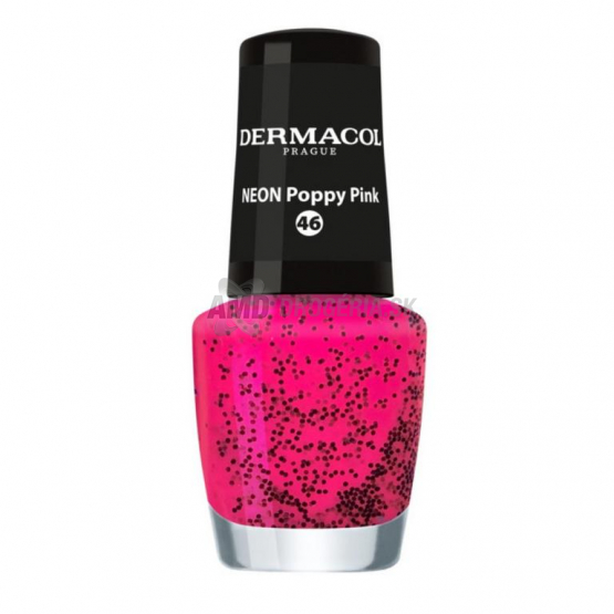 DERMACOL LAK NEON POPPY PINK 45