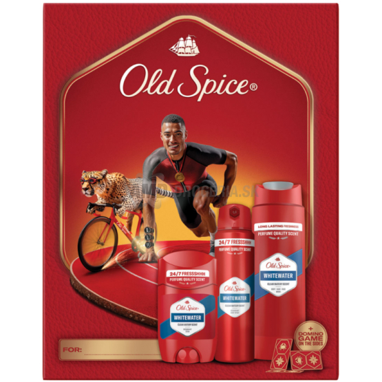 KAZETA OLD SPICE WHITE EATER SPRCHOVÝ GÉL 250ML + STICK 50ML + DEODORANT 150ML